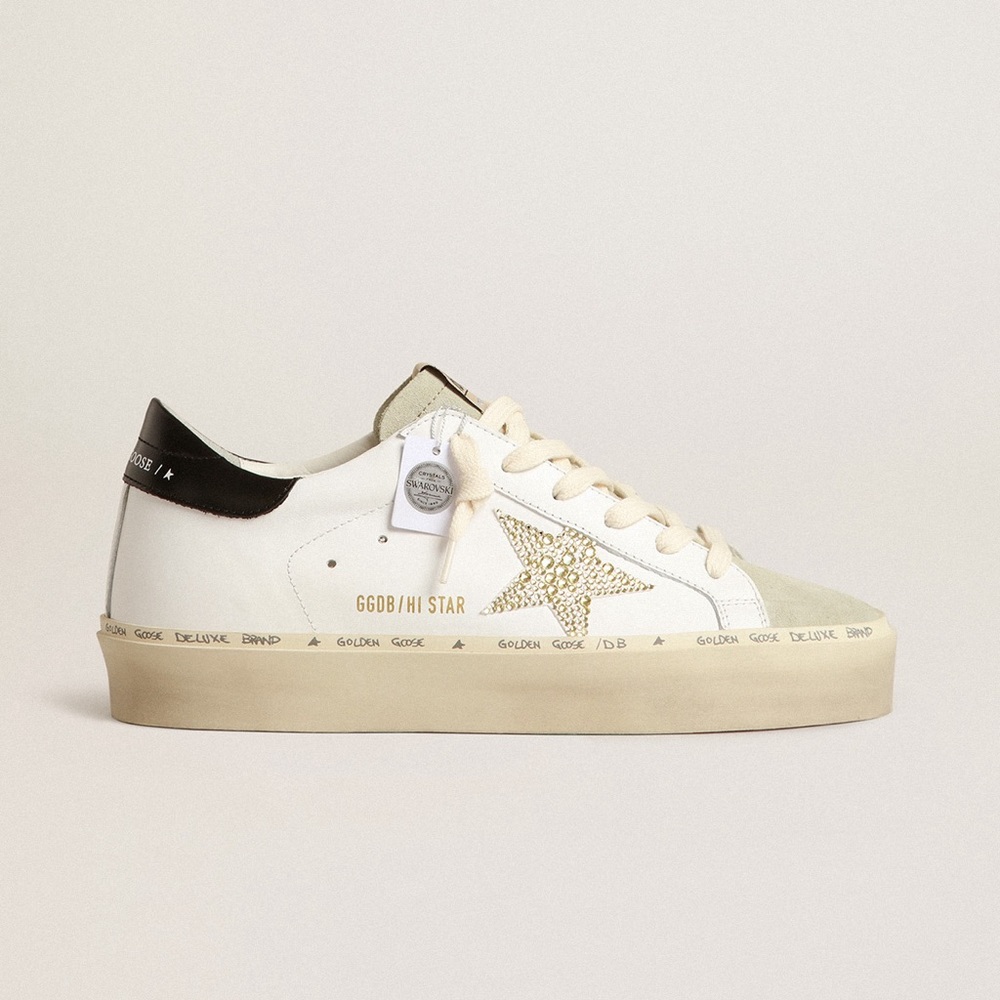 Golden Goose Swarovski Hi Star Sneakers
